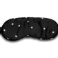 silk eye mask in stars print