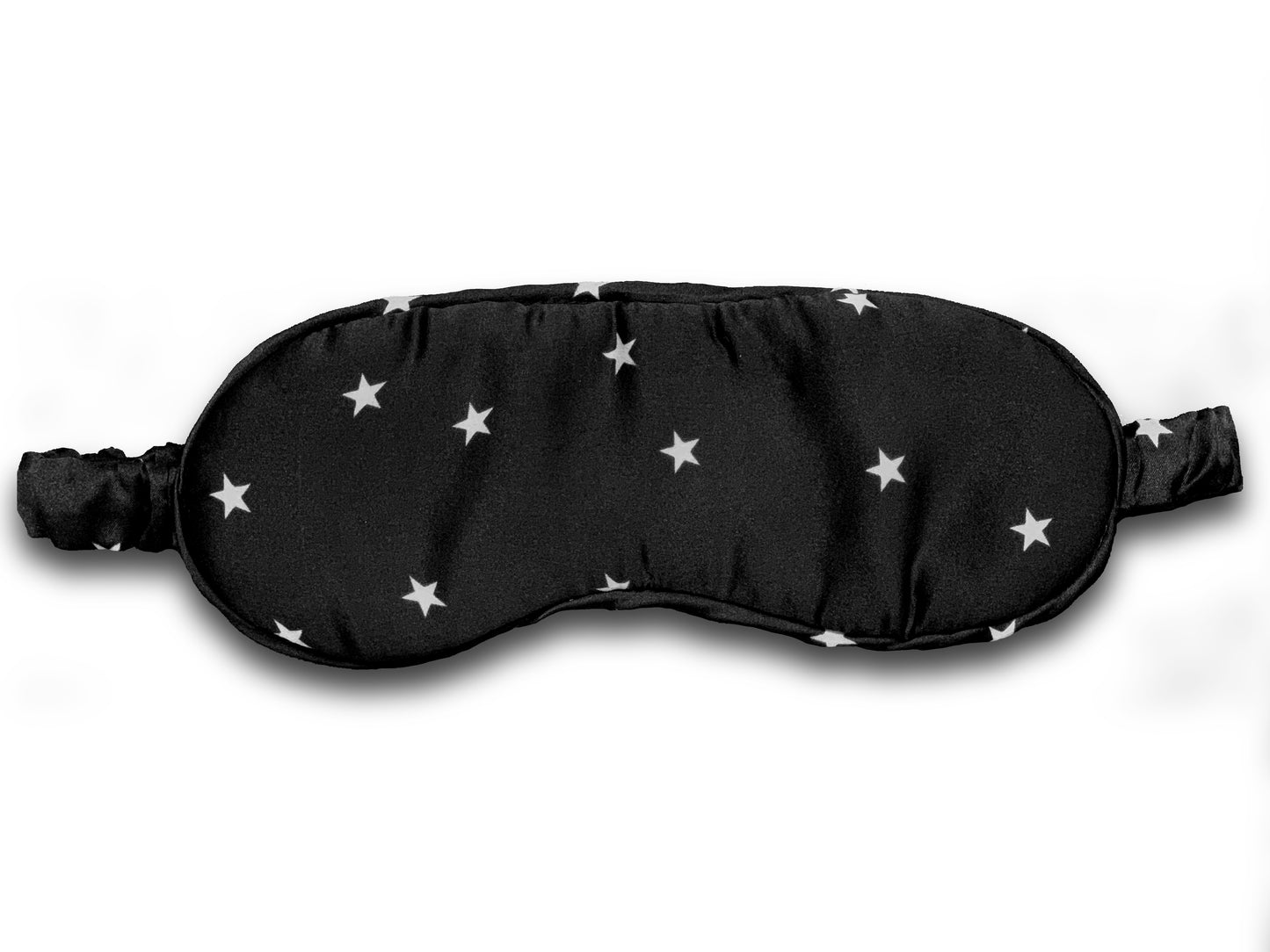 silk eye mask in stars print