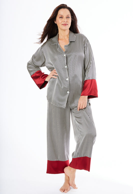Silk pajamas